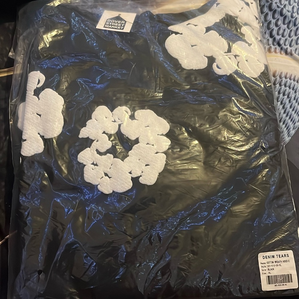 Black Denim Tears Hoodie Size XL